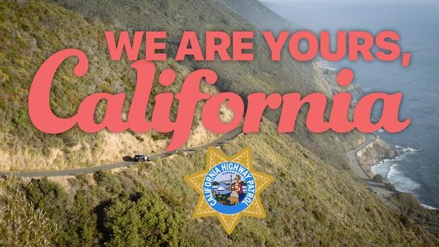 “We are yours, California” 